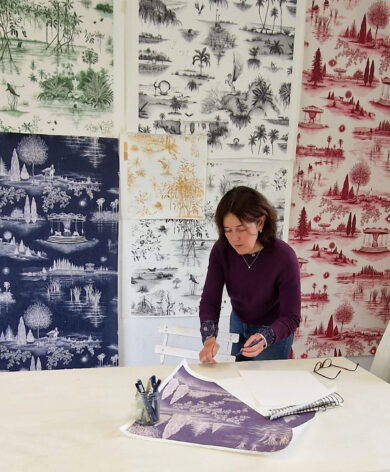 Epoh Beech in her studio.