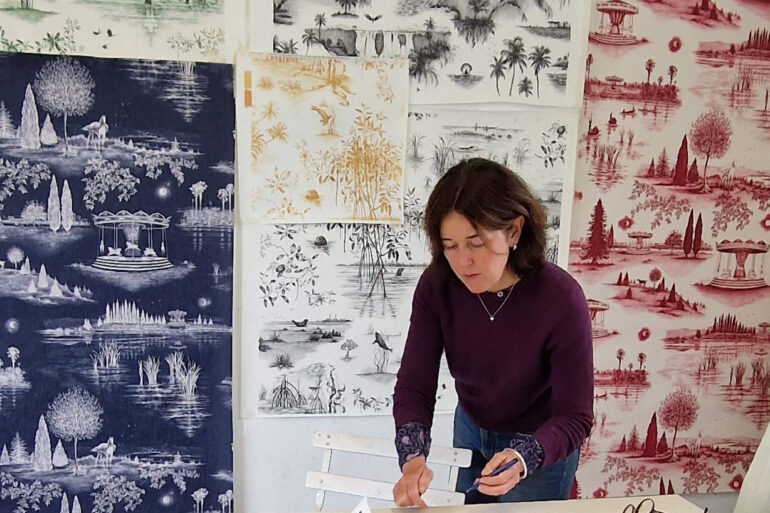 Epoh Beech in her studio.