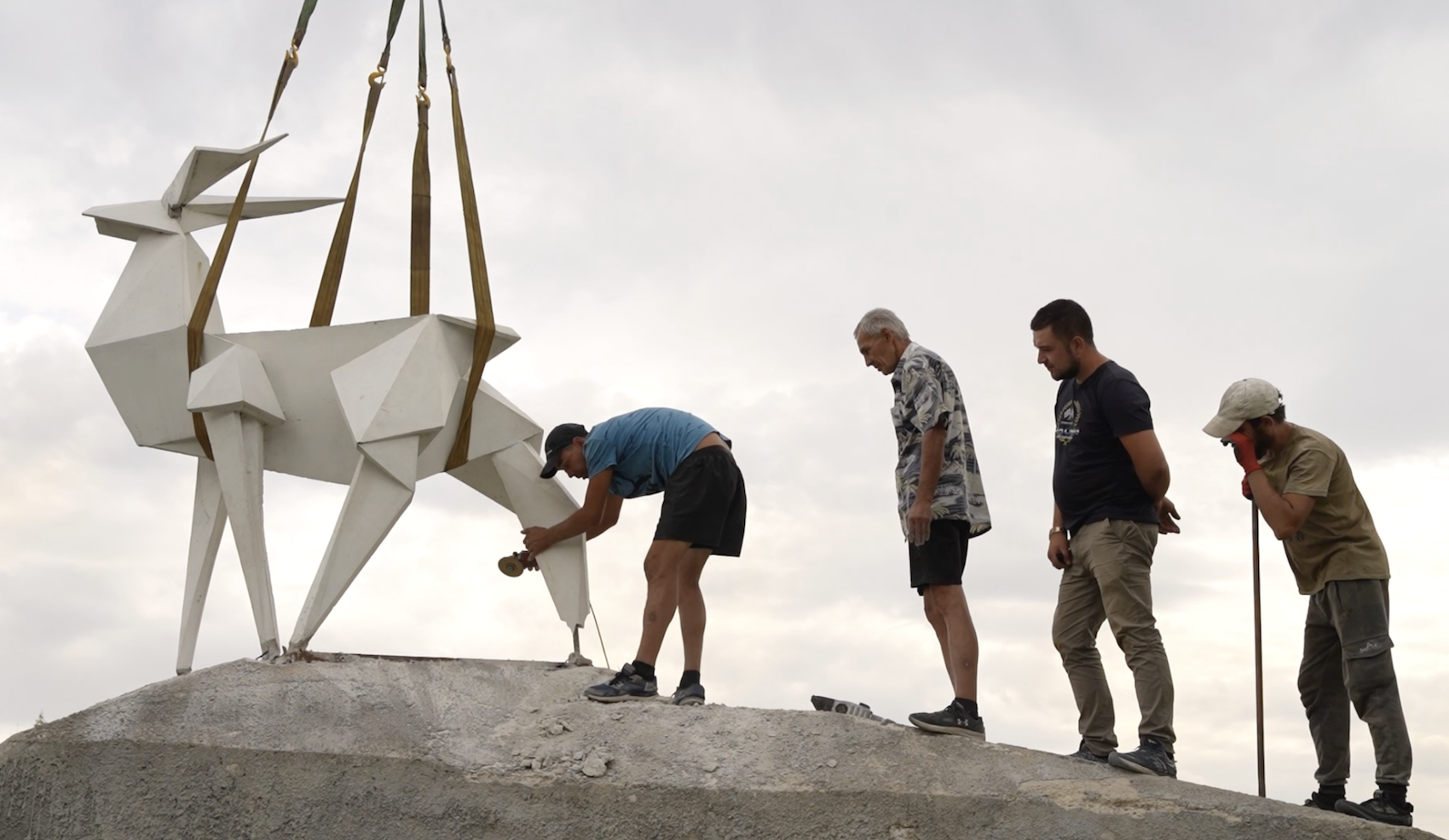 Zhanna Kadyrova's 'Origami Deer' Anchors Ukraine's 'Security